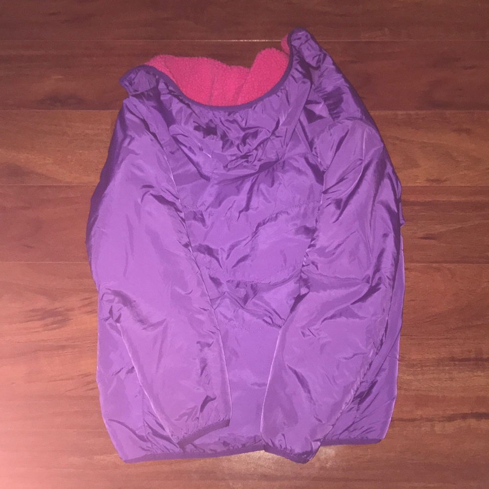 Big Girls North Face Sherpa Reversible Jacket - Picture 2 of 5